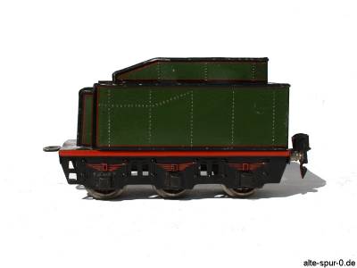 Märklin SpurO, E66 12920, Dampflokomotive 20 Volt, 2'B, grün, mit 3-achsigem Tender