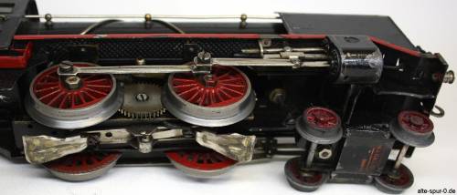 Märklin SpurO, E70 12920, Dampflokomotive 20 Volt, 2'B, schwarz, mit 3-achsigem Tender, Antriebsmotor