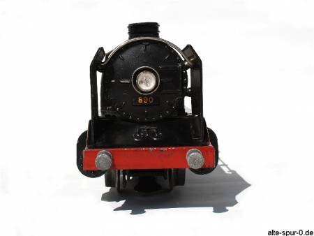 Märklin R 12890, Dampflokomotive 20 Volt, 2-achsig, grünschwarz, mit 2-achsigem, schwarzem Tender