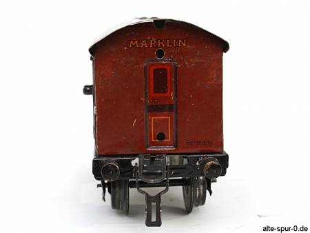 18750, Märklin Güterwagen, 2-achsig, rot, alte Spur 0 