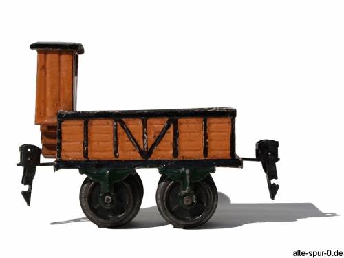 18170 Märklin Güterwagen, 2-achsig, offen, braun, hochgestellltes Bremserhaus