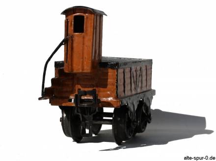 18170 Märklin Güterwagen, 2-achsig, offen, braun, hochgestellltes Bremserhaus