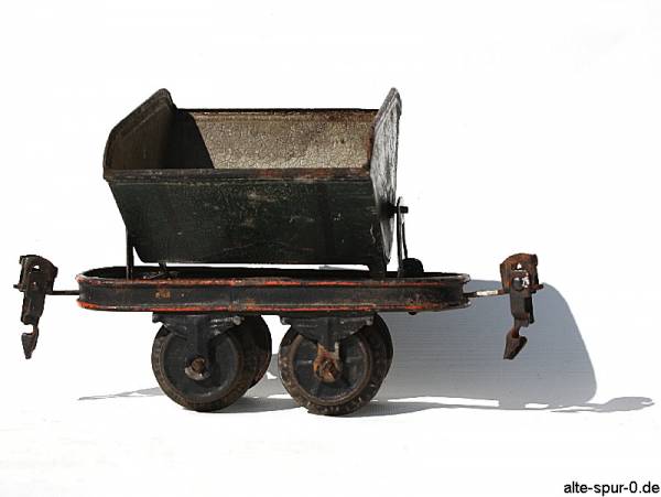 19210, Märklin Kippwagen, 2-achsig, dunkelgrün, Ringboardchassis