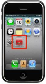 App erscheint auf iPod oder iPhone