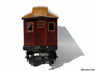 29440, Märklin, Personenwagen, "PENNSYLVANIA RAIL ROAD", 4-achsig, Stirnseite