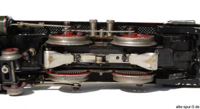 Märklin SpurO, E66 12920, Dampflokomotive 20 Volt, 2'B, grün, mit 3-achsigem Tender