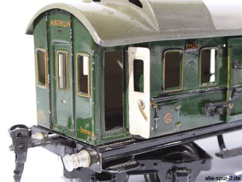 17540, Märklin, Packwagen,  Personentür mit Verriegelung, alte Spur 0