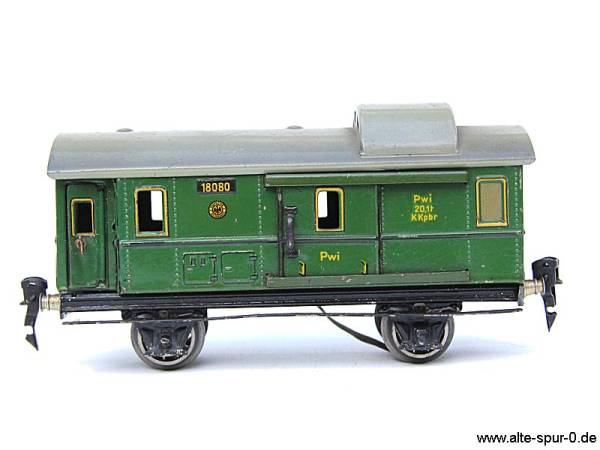 Märklin Gepäckwagen 18080, 2-achsig, grün