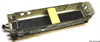 Märklin, 18440, Gepäckwagen, 4-achsig, grün, Post, Spur O