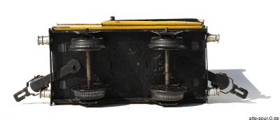 16820 Märklin Güterwagen, 2-achsig, gelb, Bananenwagen, Fyffes, Jamaica, Unterseite