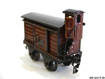 Märklin, 18040, Güterwagen, 2-achsig, braun, hochstehendes Bremserhaus