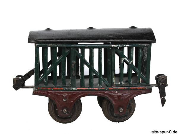 18090 Märklin Güterwagen, 2-achsig, offen, dunkelgrün, kein Bremserhaus