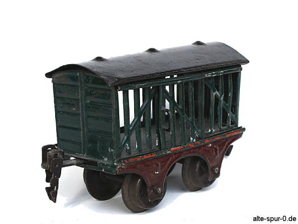 18090 Märklin Güterwagen, 2-achsig, offen, dunkelgrün, kein Bremserhaus