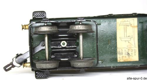 Märklin 19500, Planewagen, 4-achsig, grün, Drehgestell
