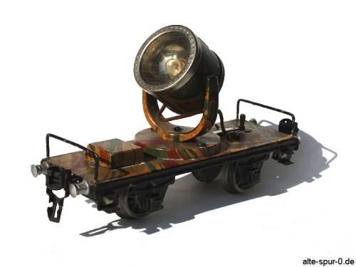 Märklin 19590, Plattformwagen: "Scheinwerferwagen", 2-achsig, mimikry