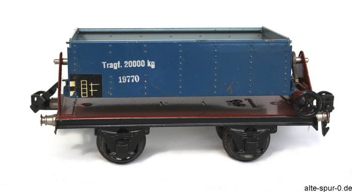 19770 Märklin Güterwagen, 2-achsig, offen, Kippwagen