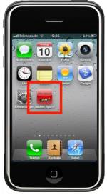 App erscheint auf iPod oder iPhone