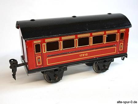Märklin Personenwagen, 2-achsig, rot