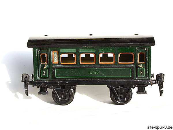 Märklin Personenwagen, 2-achsig, grün