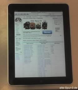 Apple's Tablet-Computer für unterwegs mit alte-spur-0.de