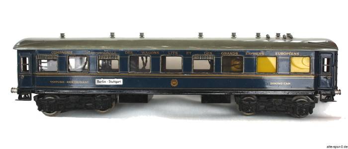 Märklin Speisewagen, 4-achsig, blau