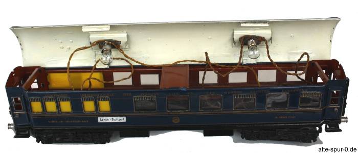 Märklin Speisewagen, 4-achsig, blau