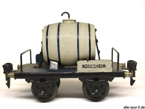 19760 Märklin Weinwagen, 2-achsig, grau-weiss