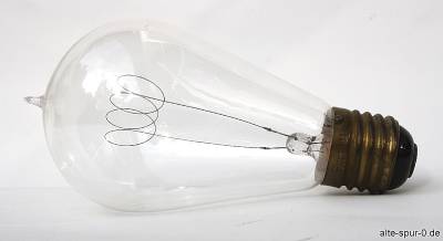 3471/1, späte Kohlefadenlampe